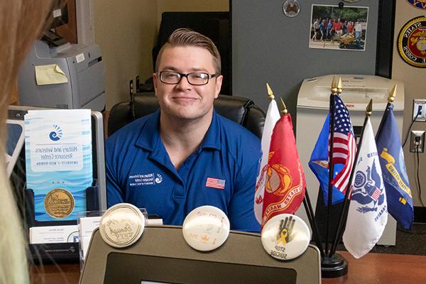 MVRC staff at front desk